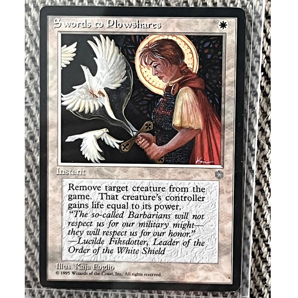 Swords to Plowshares – 1995 Ice Age – Magic: The Gathering